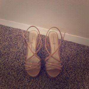 Chinese Laundry heels (nude)